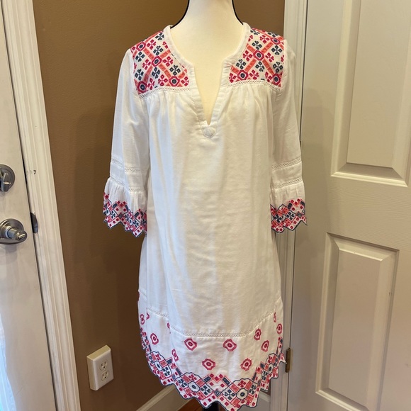 Vineyard Vines Linen Dress Size 12 - Picture 5 of 5